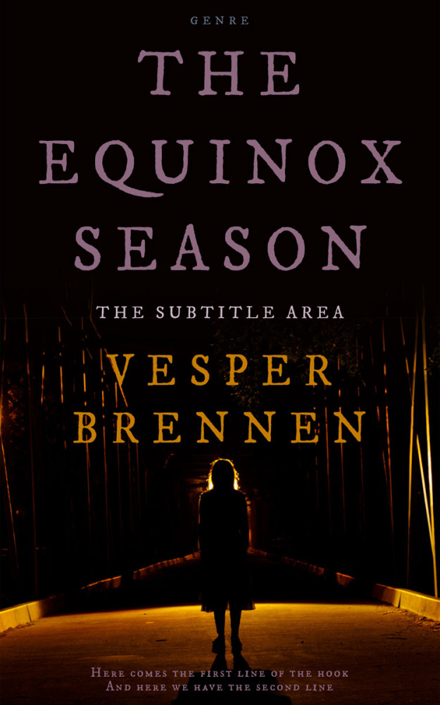 Front view of Night Rider #20175 - Premade Horror Book Cover