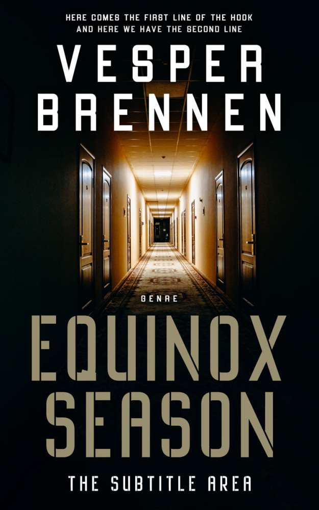 Front view of Sandrift #20203 - Premade Mystery & Thriller & Suspense Book Cover