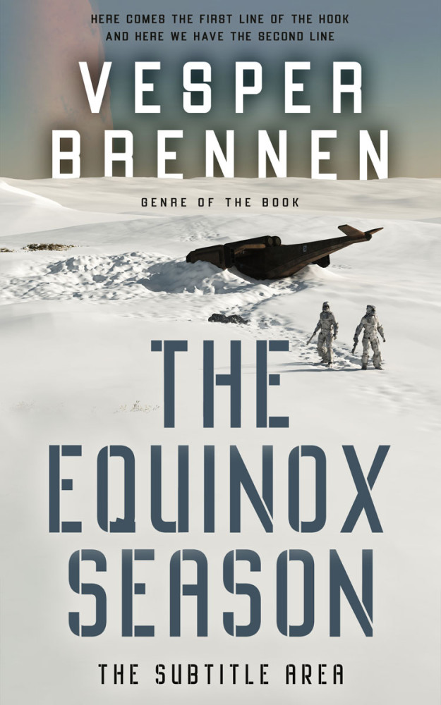 Front view of Timberwolf #20216 - Premade Apocalyptica Book Cover