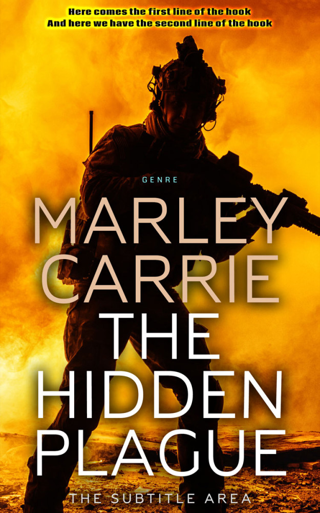 Front view of Gamboge #20227 - Premade Apocalyptica Book Cover