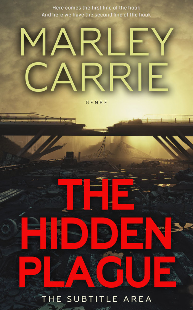 Front view of Dune #20231 - Premade Apocalyptica Book Cover