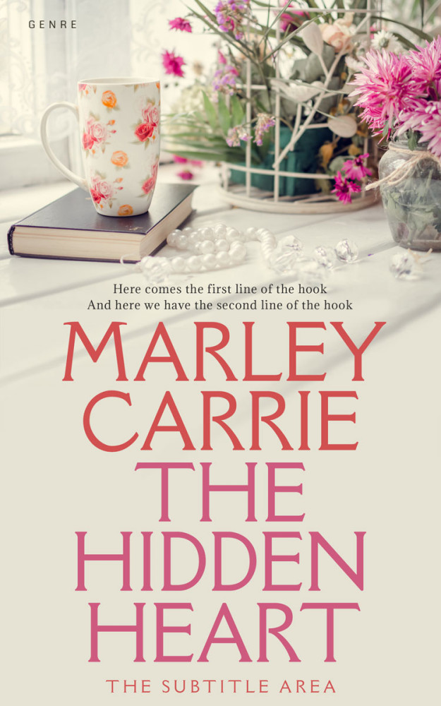 Front view of Satin Linen #20239 - Premade Romance Book Cover