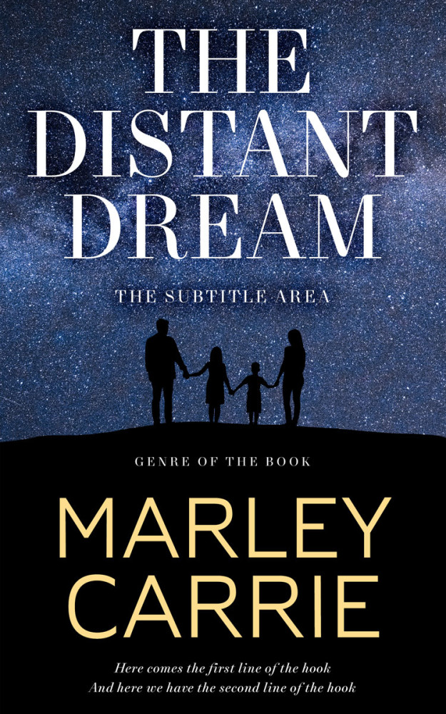 Front view of Ebony #20285 - Premade Family & Parenting Book Cover