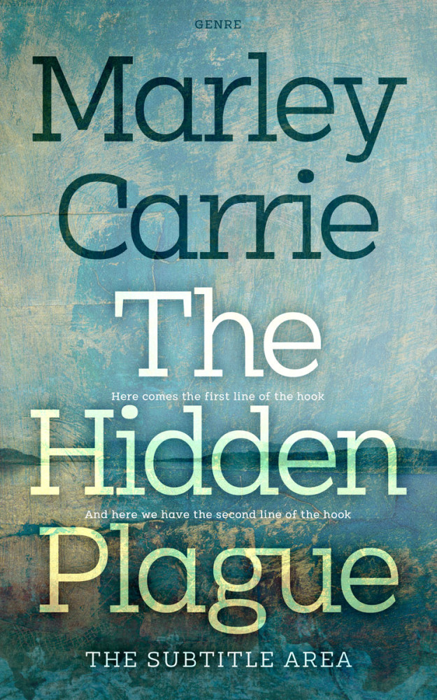 Front view of Cascade #20299 - Premade Abstract Book Cover