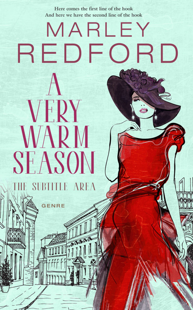 Front view of Cruise #20340 - Premade Chick Lit Book Cover