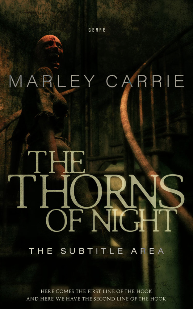 Front view of Marshland #20400 - Premade Horror Book Cover