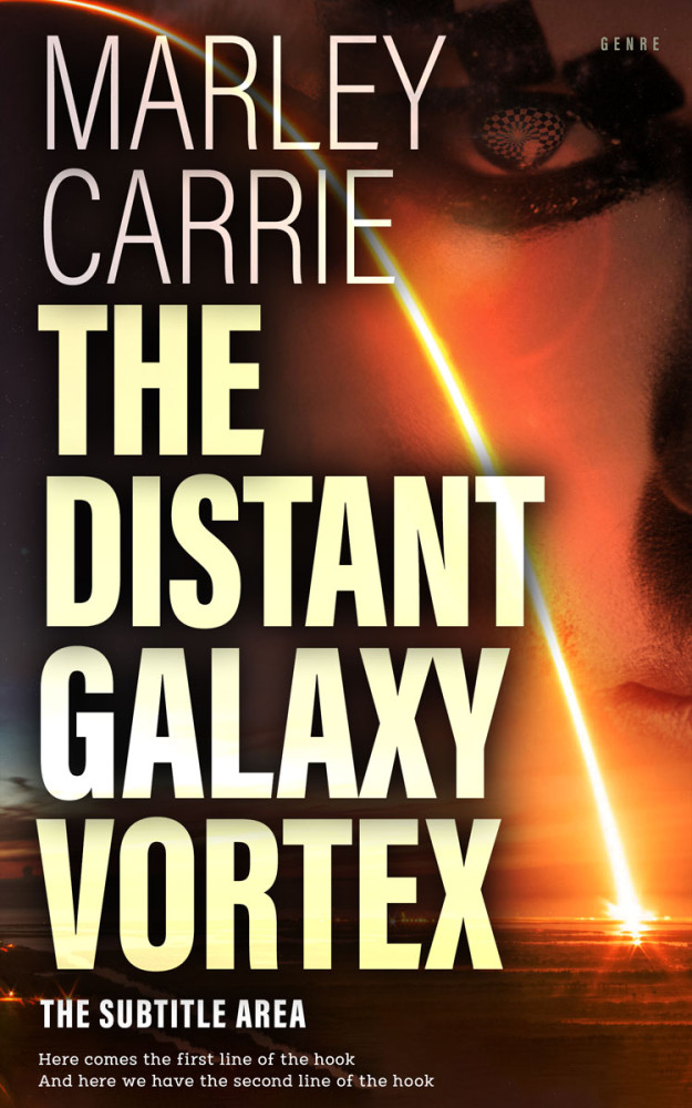 Front view of Coffee Bean #20405 - Premade Science Fiction Book Cover