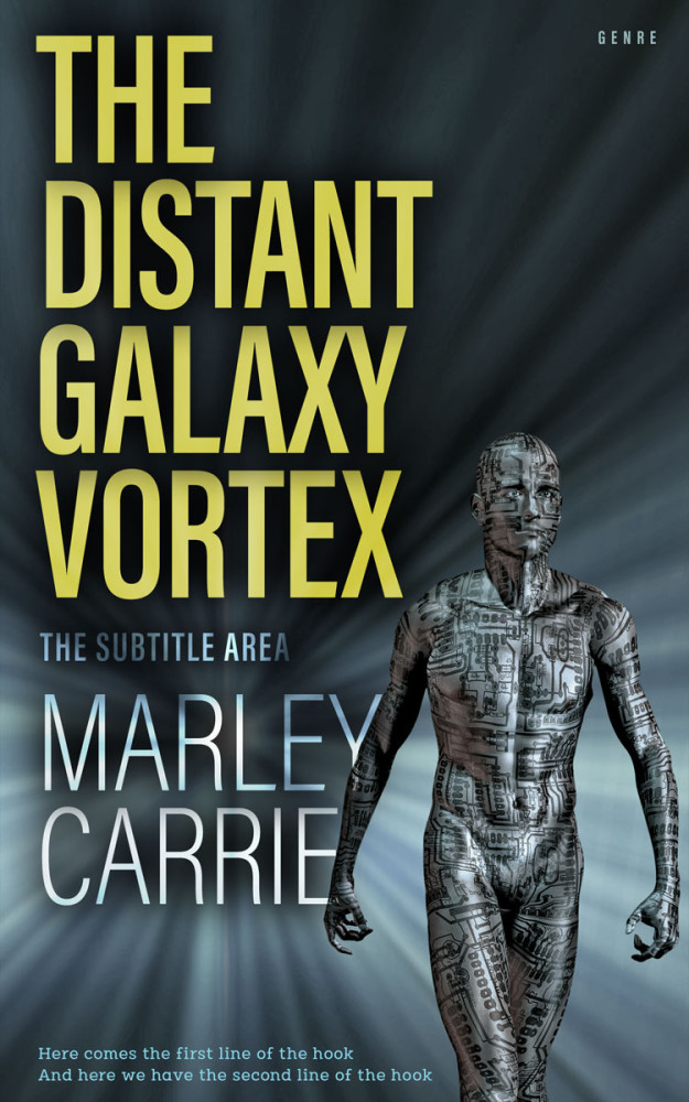 Front view of Outer Space #20410 - Premade Science Fiction Book Cover