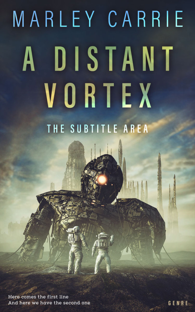 Front view of Tuna #20423 - Premade Science Fiction Book Cover | BookCoverZone