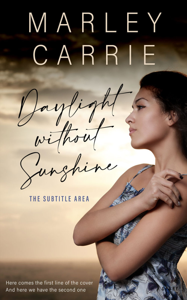 Front view of Vanilla #20442 - Premade Romance Book Cover