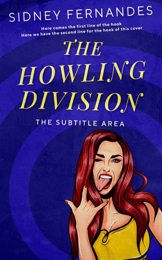 Front view of Deep Koamaru #20475 - Premade Chick Lit Book Cover