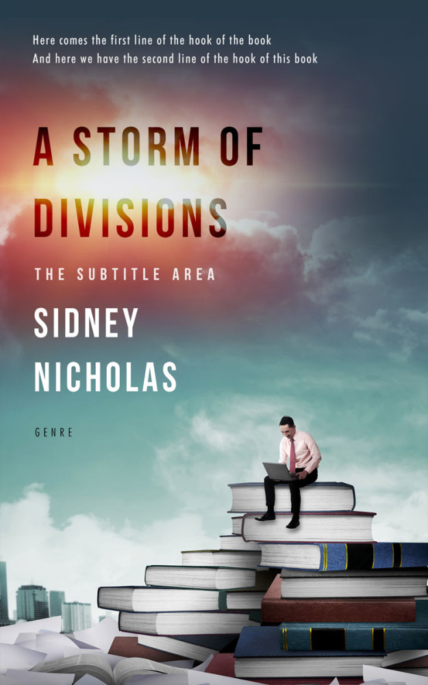 Front view of Nevada #20505 - Premade Business Book Cover