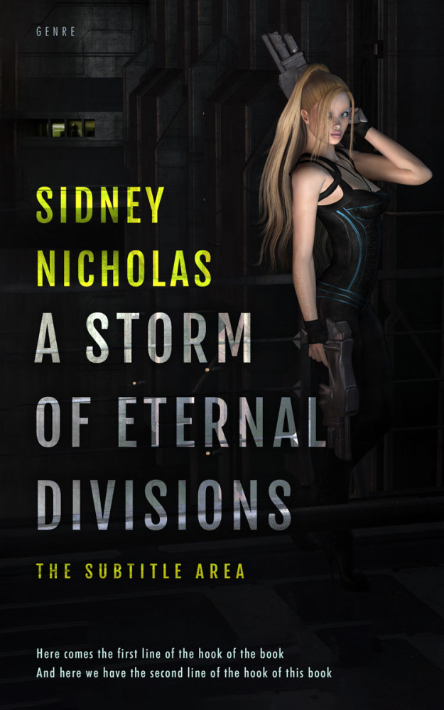 Front view of Woodsmoke #20540 - Premade Fantasy Book Cover