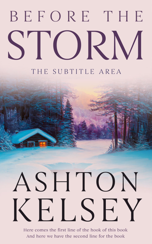 Front view of Oxford Blue #20557 - Premade Fantasy Book Cover