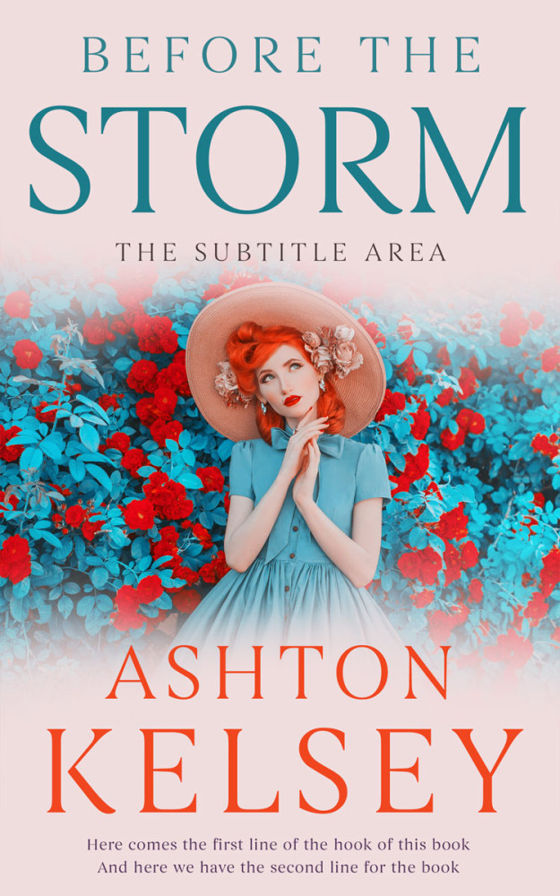Front view of Astral #20567 - Premade Chick Lit Book Cover