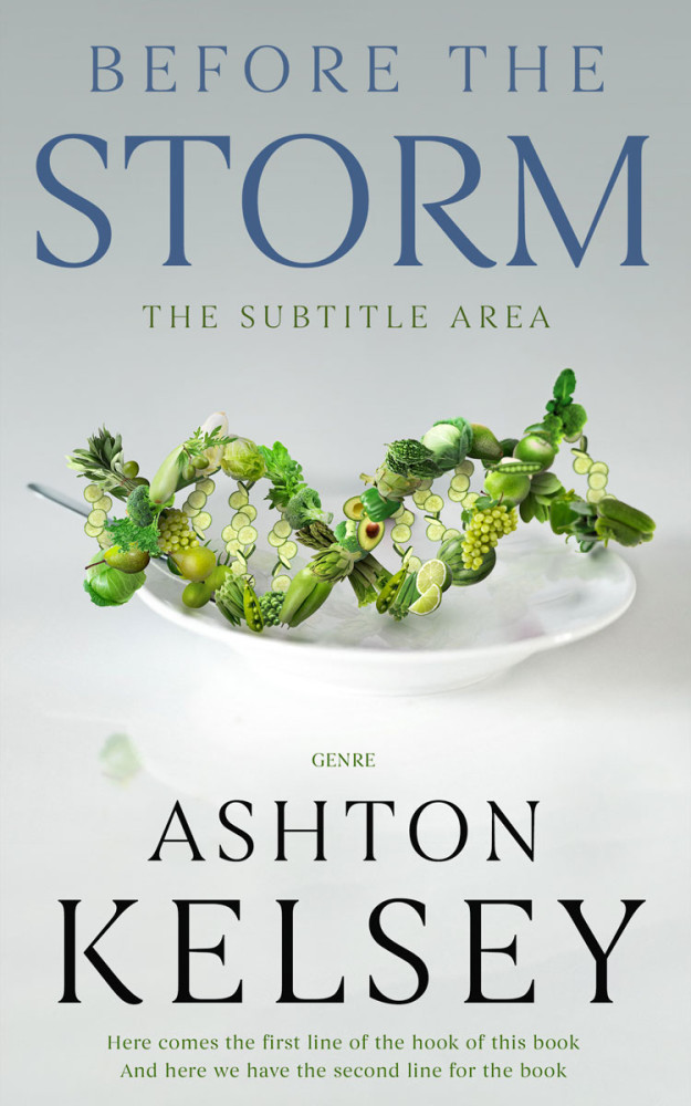 Front view of Pumice #20580 - Premade Health & Dieting & Fitness Book Cover