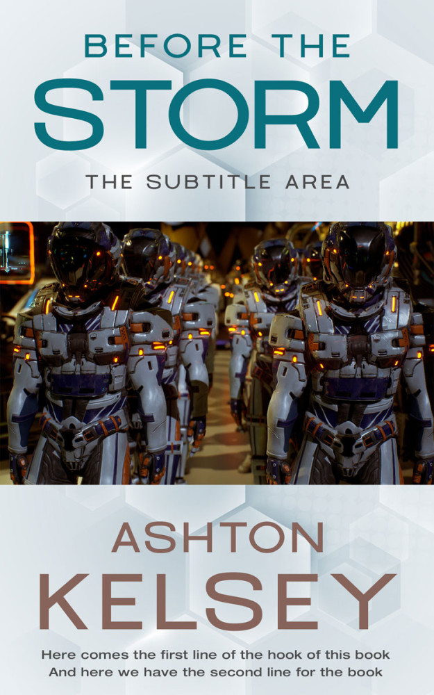 Front view of Geyser #20583 - Premade Science Fiction Book Cover