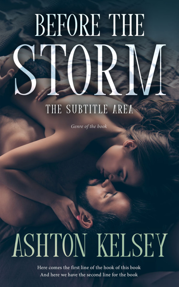 Front view of Ebony Clay #20602 - Premade Erotica Book Cover | BookCoverZone