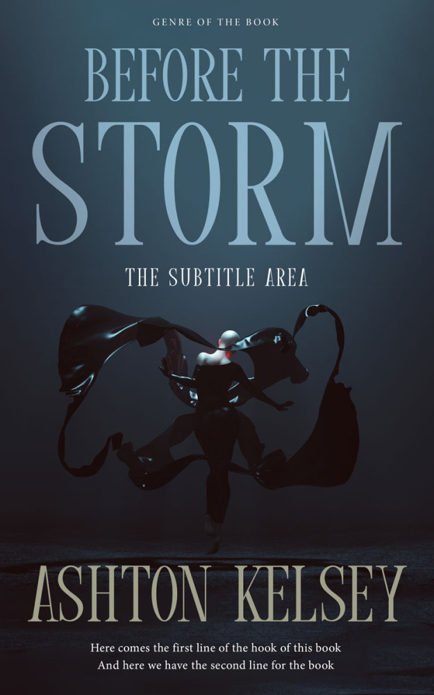 Front view of Charade #20603 - Premade Erotica Book Cover