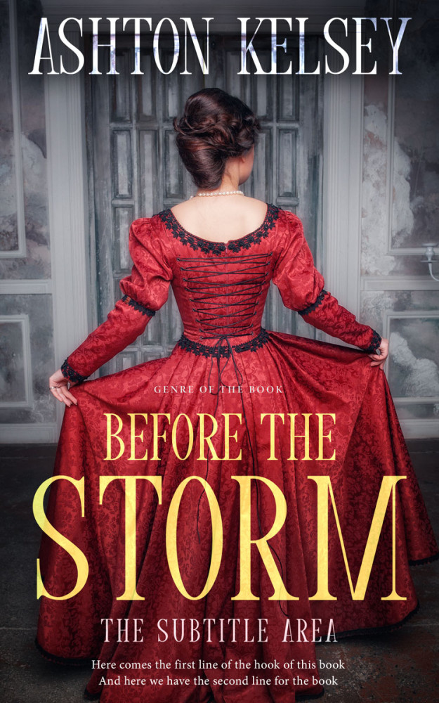 Front view of Woody Brown #20616 - Premade Historical Book Cover