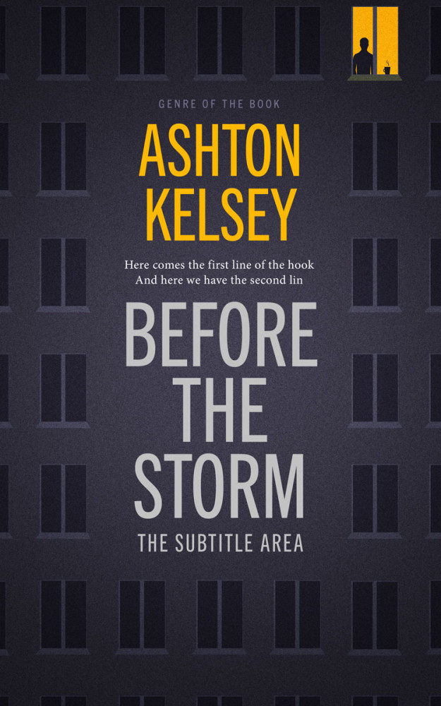 Front view of Charade #20624 - Premade Literary Fiction Book Cover