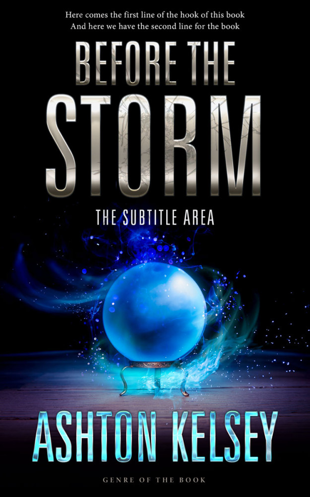 Front view of Submarine #20633 - Premade Fantasy Book Cover