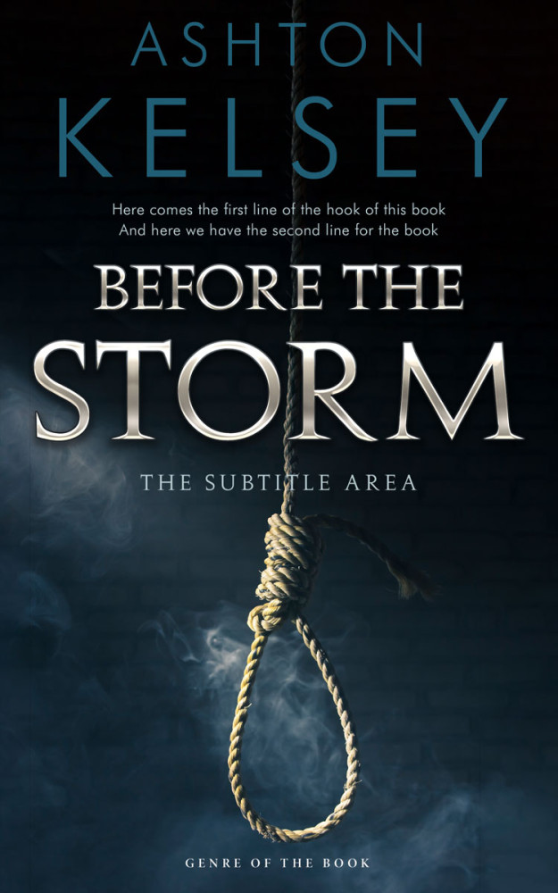 Front view of Bunker #20640 - Premade Mystery & Thriller & Suspense Book Cover