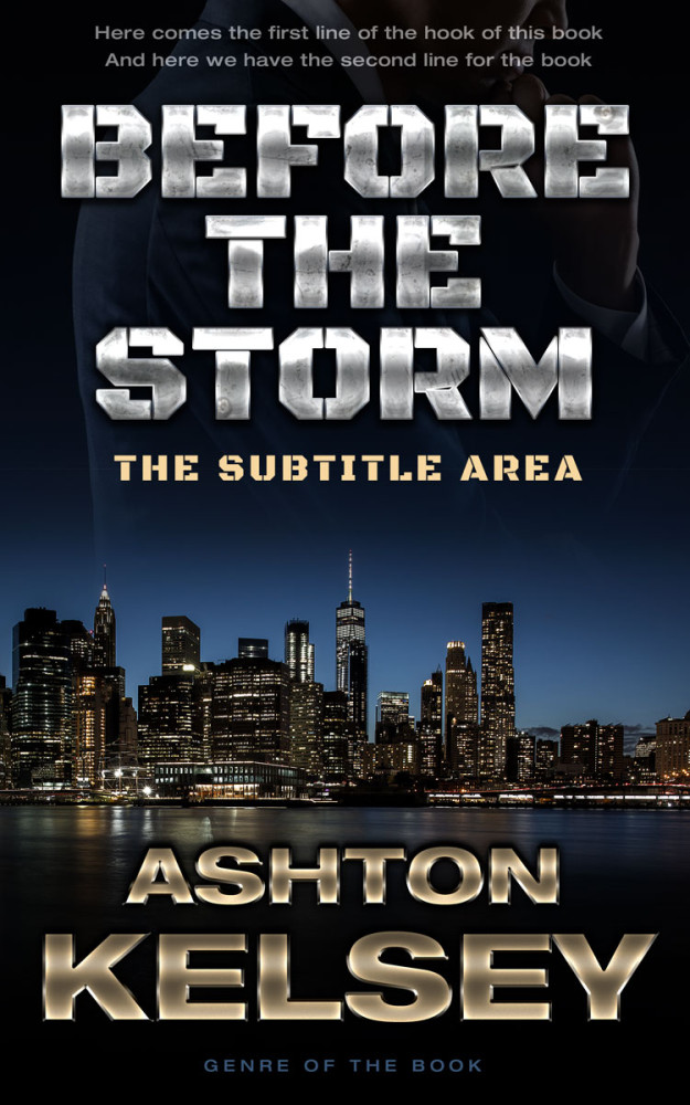 Front view of Bunker #20653 - Premade Mystery & Thriller & Suspense Book Cover