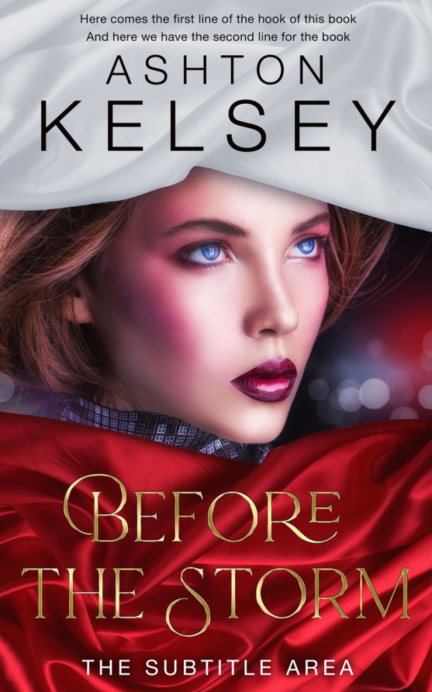 Front view of Pale Slate #20676 - Premade Royal Romance Book Cover