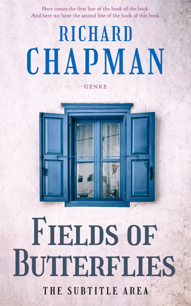 Front view of Calypso #20685 - Premade Literary Fiction Book Cover