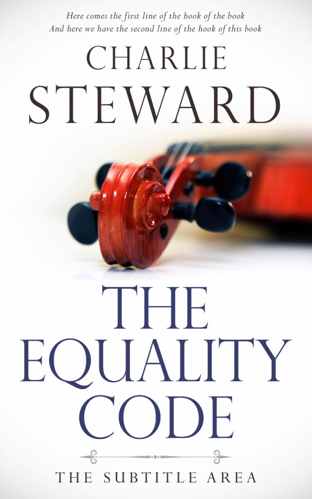 Front view of Blackcurrant #20707 - Premade Abstract Book Cover