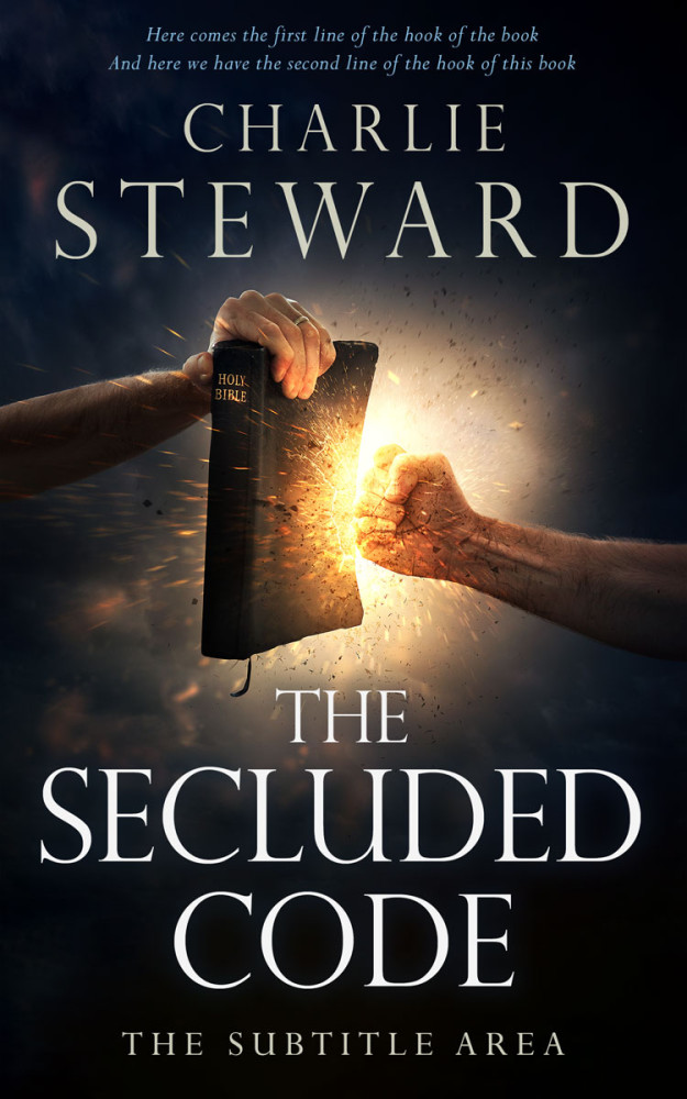 Front view of Shark #20723 - Premade Religion & Spirituality Book Cover