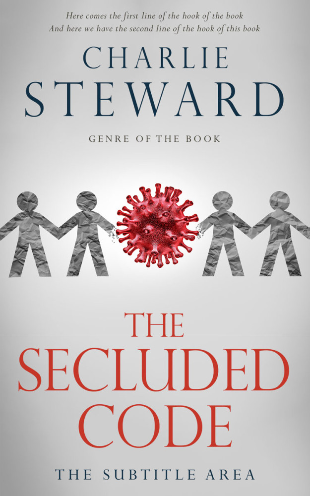 Front view of Alto #20783 - Premade Abstract Book Cover