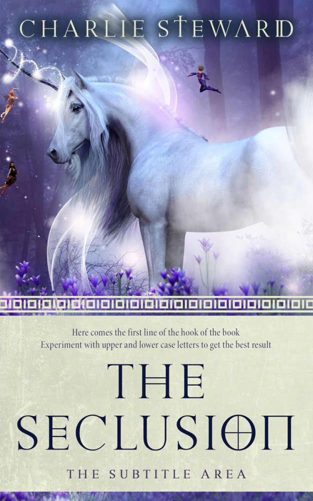 Front view of Pumice #20793 - Premade Fantasy Book Cover