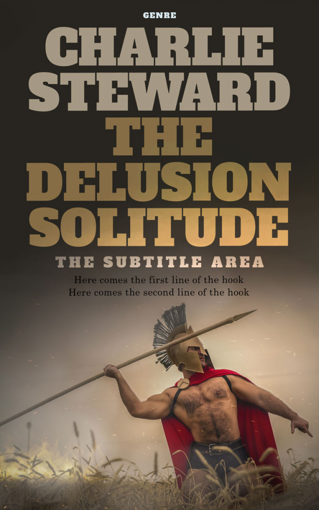 Front view of Taupe #20819 - Premade Historical Book Cover | BookCoverZone