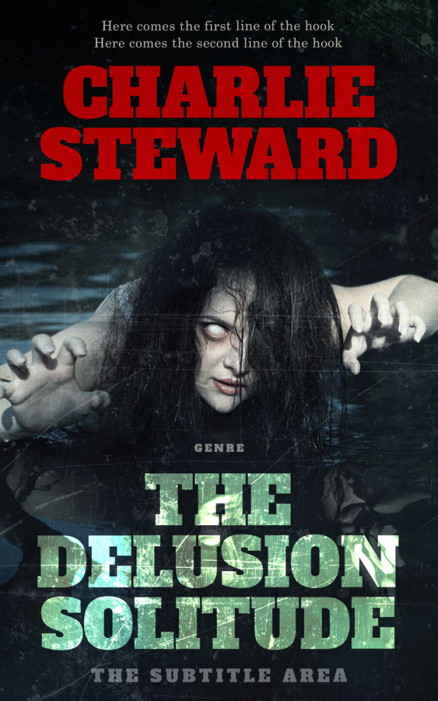 Front view of Matrix #20826 - Premade Horror Book Cover