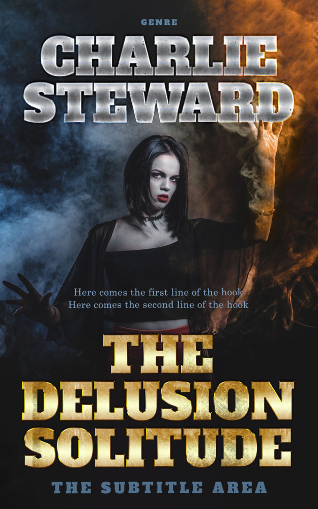 Front view of Sorrell Brown #20832 - Premade Fantasy Book Cover