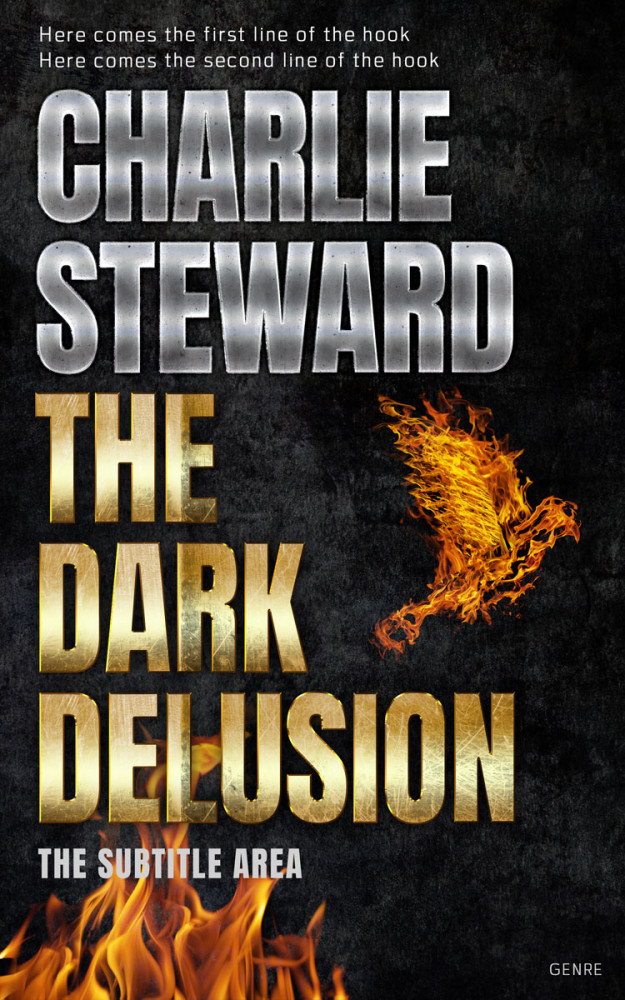 Front view of Tan #20838 - Premade Fantasy Book Cover