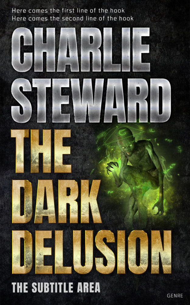 Front view of Indian Khaki #20840 - Premade Fantasy Book Cover