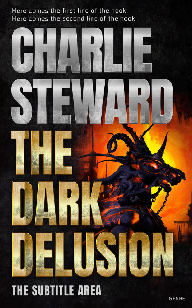 Front view of Sorrell Brown #20841 - Premade Fantasy Book Cover