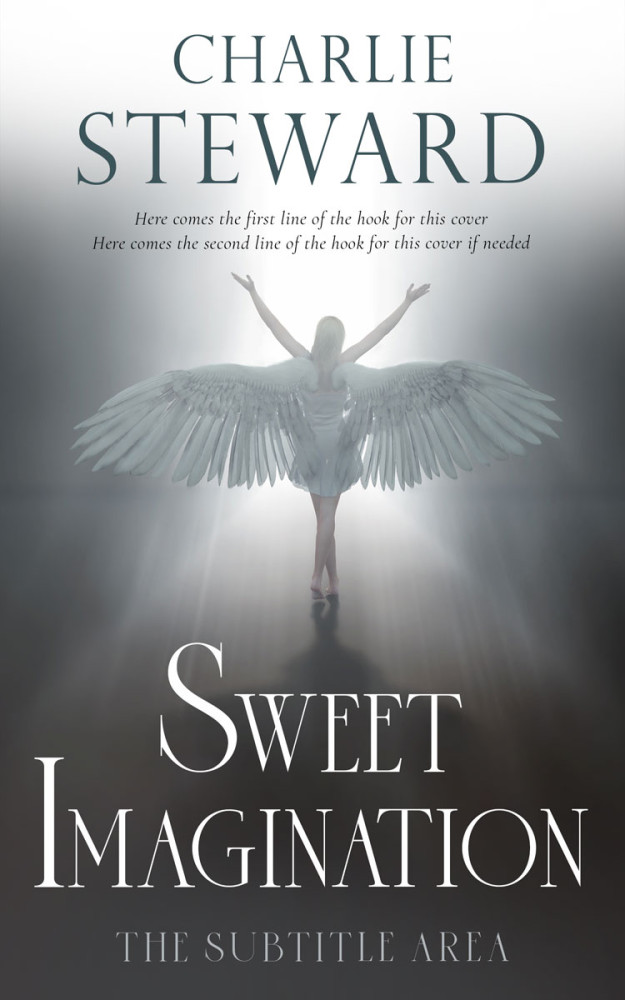 Front view of Abbey #20893 - Premade Fantasy Book Cover