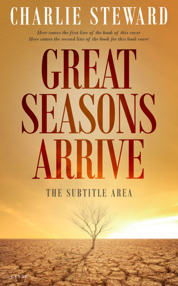 Front view of Tussock #20936 - Premade Apocalyptica Book Cover