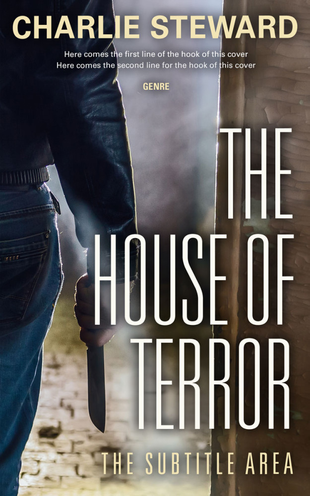 Front view of Thunder #20953 - Premade Mystery & Thriller & Suspense Book Cover