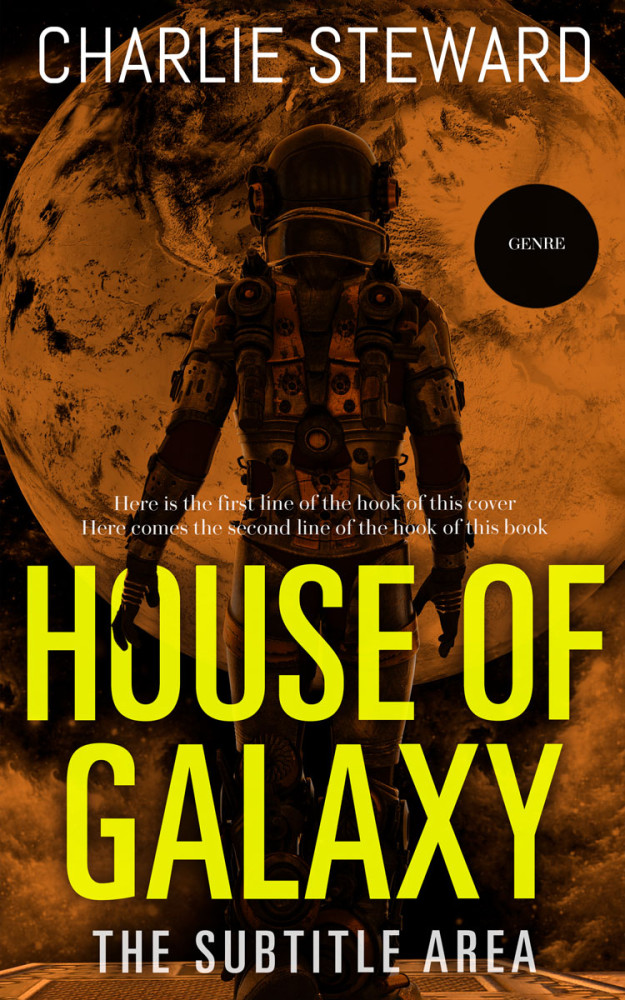 Front view of Wood Bark #20974 - Premade Science Fiction Book Cover