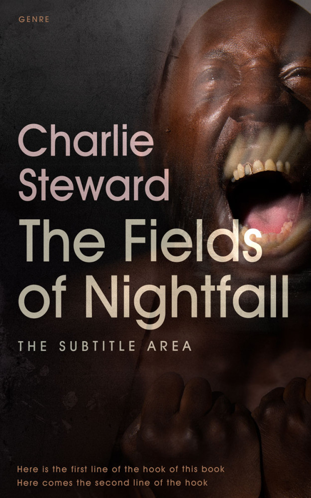 Front view of Gondola #21024 - Premade Horror Book Cover