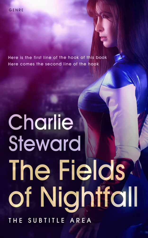 Front view of Thistle #21034 - Premade Science Fiction Book Cover