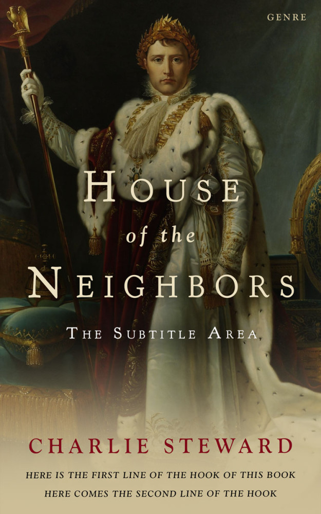 Front view of Zeus #21041 - Premade Historical Book Cover