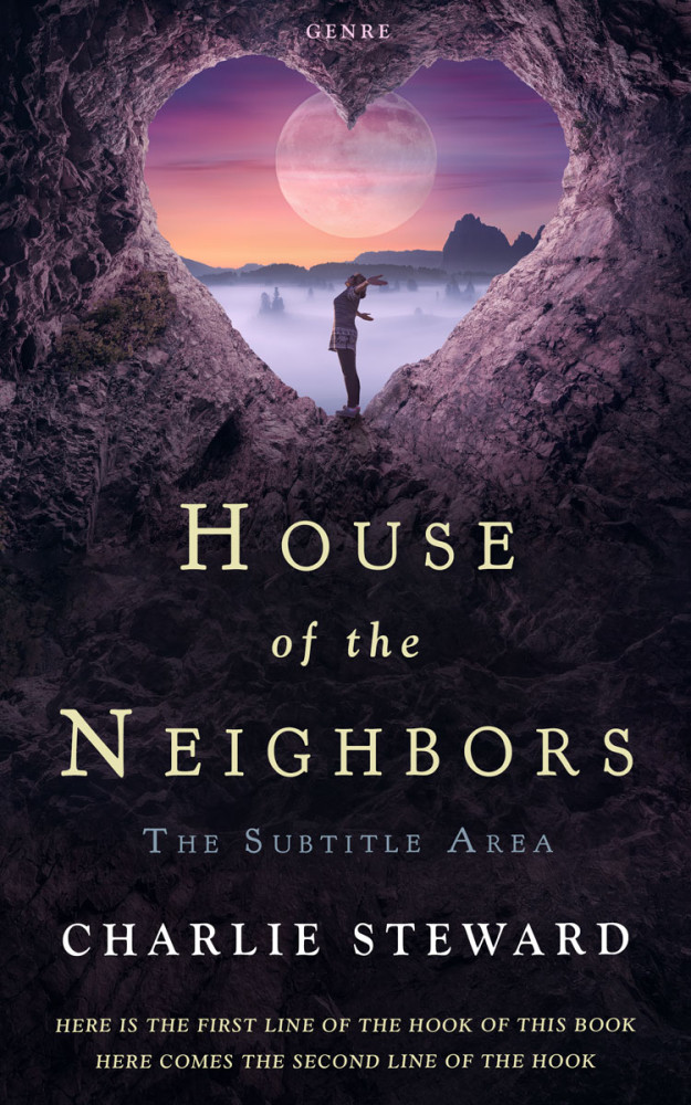 Front view of Bastille #21052 - Premade Romance Book Cover