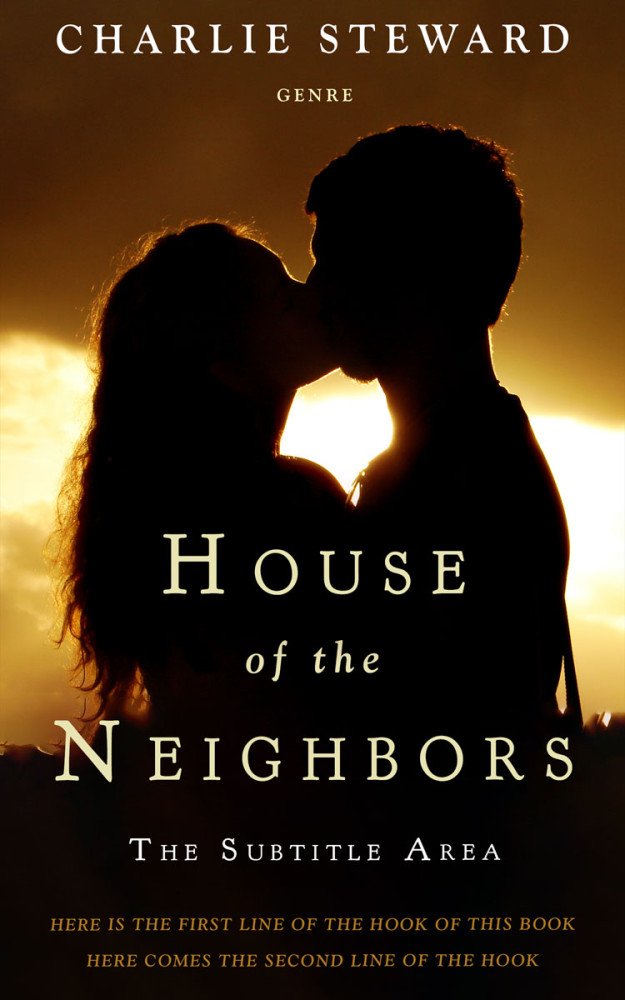 Front view of Tacha #21056 - Premade Romance Book Cover