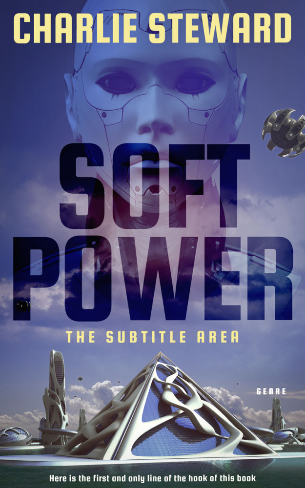 Front view of Comet #21092 - Premade Science Fiction Book Cover